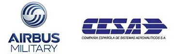 Logos of customers in the aerospace sector