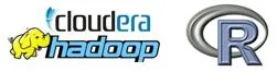 Logótipos de software de big data e machine learning