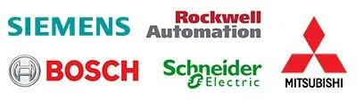 Logótipos de software de programação de autómatos (PLC)