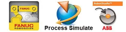 Logótipos de software de simulação